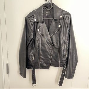 Mango Faux leather jacket